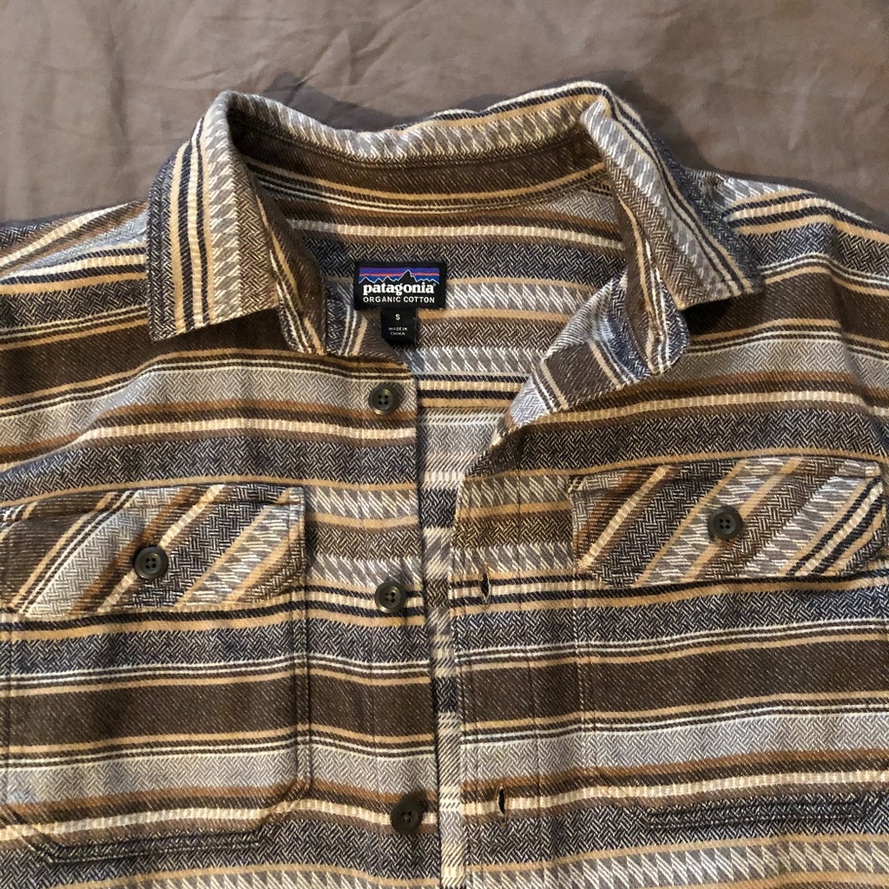 Patagonia Men's Long Sleeved Fjord Flannel Shirt